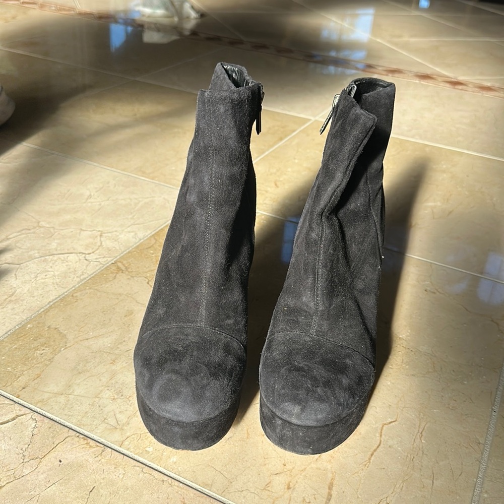 Sam Edelman Suede Platform Booties - image 1